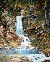 Paintings On Tutorial Dvd Less - The Water Fall - Acrylic